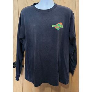Vintage 98 Space Jam Long Sleeve T-Shirt Size M Warner Bros Vintage Style
